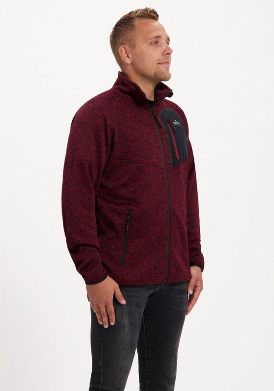 Kjelvik Outdoorvest Levi - Sportief Gebreid Vest in Melange Kleur