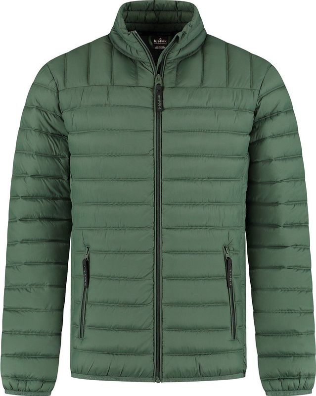 Kjelvik Outdoorjas Carl Groen - Winddicht en Waterafstotend