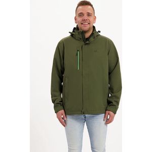 Kjelvik - Raoul - Outdoorjas - Groen - Waterdicht - Afneembare Capuchon