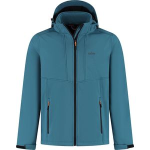 Kjelvik - Kris - Outdoorjas - Blauw - Softshell - 4-way Stretch - PFC-vrij