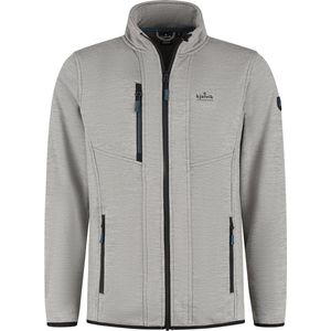 Adamo grote maat fleece trui donkerblauw