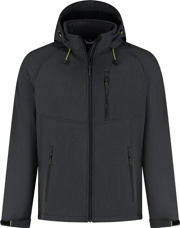 Kjelvik Andy Softshell - Heren Jas - Ademend en Waterafstotend - Groen