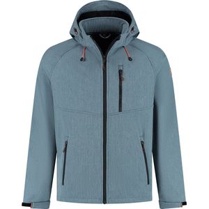 Kjelvik - Andy - Outdoorjas - Blauw - Softshell - Waterafstotend