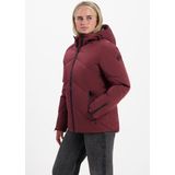 Kjelvik - Sue - Gewatteerde Winterjas - Donkerrood - Korte Jas