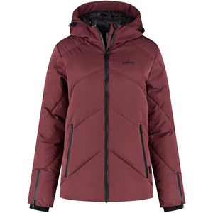 Kjelvik - Sue - Gewatteerde Winterjas - Donkerrood - Korte Jas
