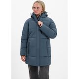 Kjelvik - Gaby - Gewatteerde Winterjas - Blauw - Halflang