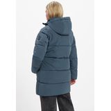 Kjelvik - Gaby - Gewatteerde Winterjas - Blauw - Halflang