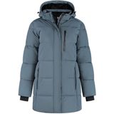 Kjelvik - Gaby - Gewatteerde Winterjas - Blauw - Halflang