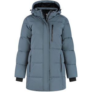 Kjelvik - Gaby - Gewatteerde Winterjas - Blauw - Halflang