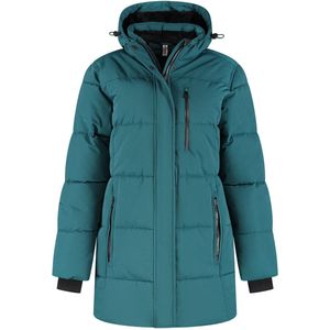 Kjelvik - Gaby - Gewatteerde Winterjas - Groen - Halflang