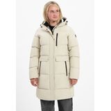 Kjelvik - Marley - Gewatteerde Winterjas - Zand - Met Afneembare Capuchon