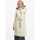 Kjelvik - Marley - Gewatteerde Winterjas - Zand - Met Afneembare Capuchon