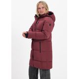Kjelvik - Marley - Gewatteerde Winterjas - Donkerrood - 100% Gerecycled