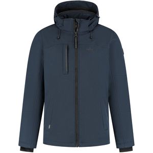Kjelvik - Thom - Softshell Jas - Donkerblauw - Gewatteerd - Winddicht en Waterafstotend