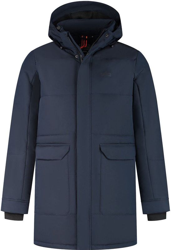 Kjelvik - Oscar - Heren Outdoorjas - Navy - Gewatteerd - Winddicht en Waterafstotend