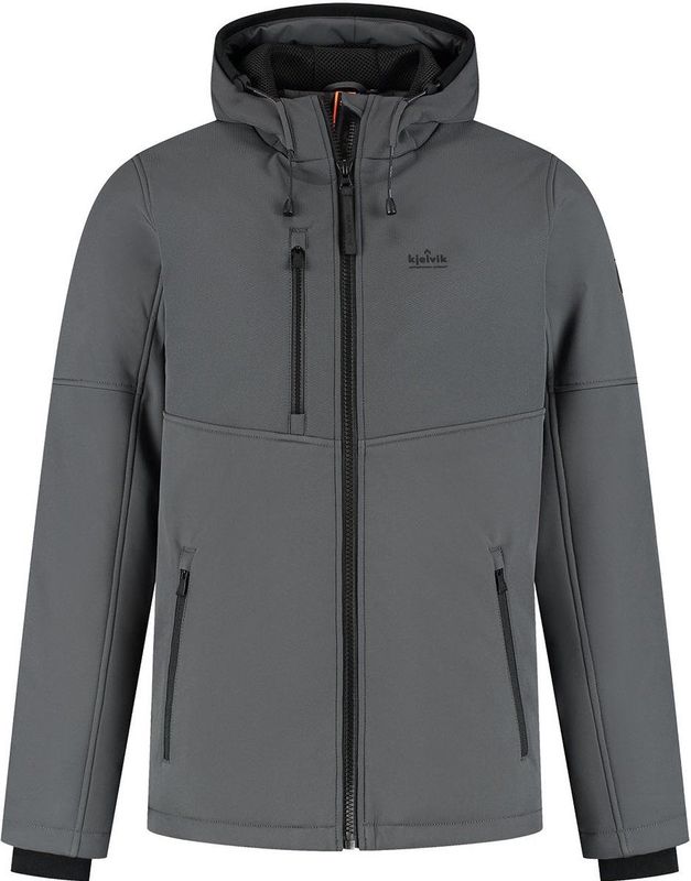 Kjelvik - Naut - Softshell Jas - Antraciet