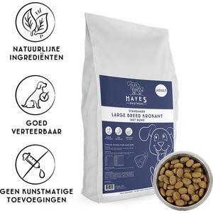Hayes Brothers Adult Rund en Kip 14kg - Large - Krokante hondenbrokken - volwassen en senior - 14kg