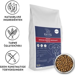 Hayes Brothers Senior Medium Krokant Hondenvoer voor de Gewrichten 14KG - Krokante Hondenbrokken vol met Glucosamine & Chondroïtine