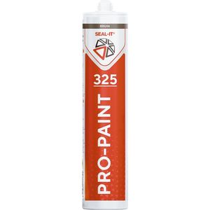 Beglazingskit Seal-it 325 PRO-PAINT - Zwart (RAL9011)