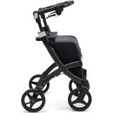 Rollz - Flex2 - Rollator - Matt Black - PU Schuim Banden