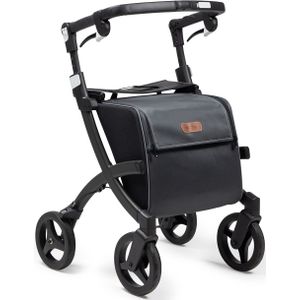 Rollz - Flex2 - Rollator - Matt Black - PU Schuim Banden