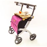 Rollz - Dienblad - Geolied Bamboe - Geschikt Voor Rollator Flex En Motion