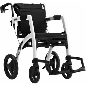 Rollz Motion pebble white rollator rolstoel