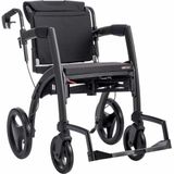 Rollz Motion 2.1 matt zwart rollator rolstoel