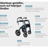 ROLLZ - MOTION PERFORMANCE - Rollator - Mat Groen - Luchtbanden