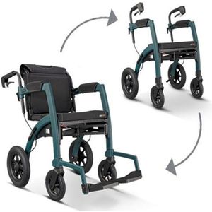Rollz Motion Performance rollator en rolstoel in 1