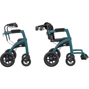 ROLLZ - MOTION PERFORMANCE - Rollator - Mat Groen - Luchtbanden