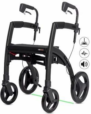 Rollz - Motion Rhythm - Rollator - Zwart - Voor Parkinson