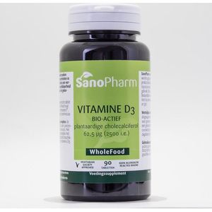 Sanopharm Vitamine d3 bio-actief tabletten 90 tabletten