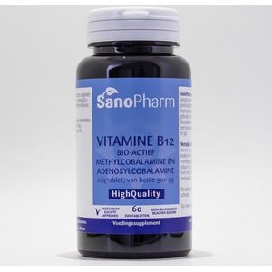 SanoPharm Vitamine B12 - 60 zuigtablet