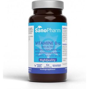 SanoPharm - Vitamine B12 - Bio-actief - 1 Zuigtablet - 1000 mcg