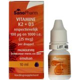 Sanopharm Vitamine K2 D3 emulsan 10 Milliliter