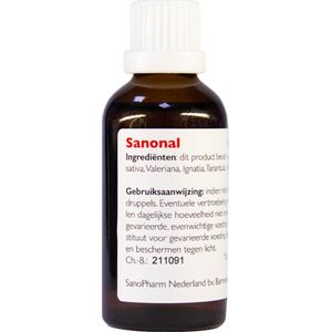 Sanopharm - Sanonal Sanoplex - Kruidenpreparaat - 50ml - Voedingssupplement