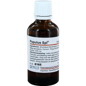 SanoPharm Populus - 50 milliliter - Fytotherapie - Voedingssupplement