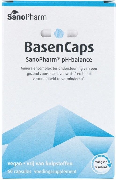 Sanopharm - BasenCaps pH-Balance - Capsules - Vegan - Mineralencomplex