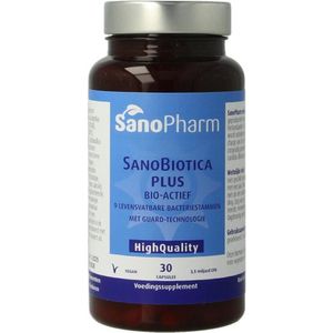 SanoPharm Sanbiotica Plus - 30 capsules - Pre-/Probiotica preparaat