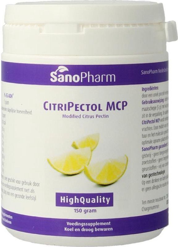 SanoPharm - Citripectol MCP - 150 Gram - Gemodificeerd Citrus Pectine
