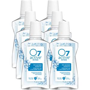 6x O7 Active Mondspoelmiddel 500 ml