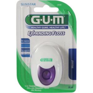 6x GUM Expanding Floss 30 mtr.