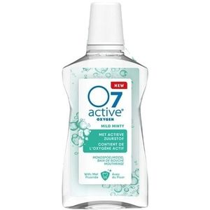 O7 Active Mondwater Mild Minty - 500ml