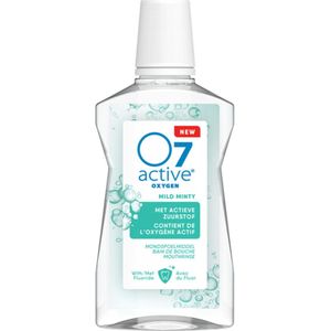 O7 Active Mondwater Mild Minty - 500ml