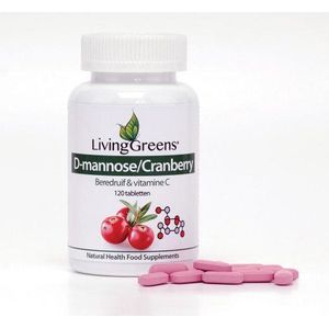 Livinggreens Cranberry met d mannose 120 tabletten