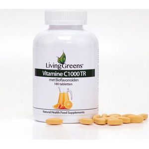 Livinggreens Vitamine C 1000 mg TR 180 tabletten