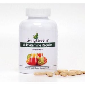 LivingGreens - Multi Vitaminen - Natuurlijke Supplementen - 60 Tabletten