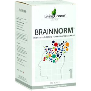Livinggreens Brainnorm 60 Vegetarische capsules