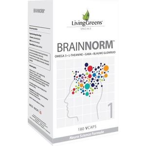 Livinggreens Brainnorm  180 Vegetarische capsules